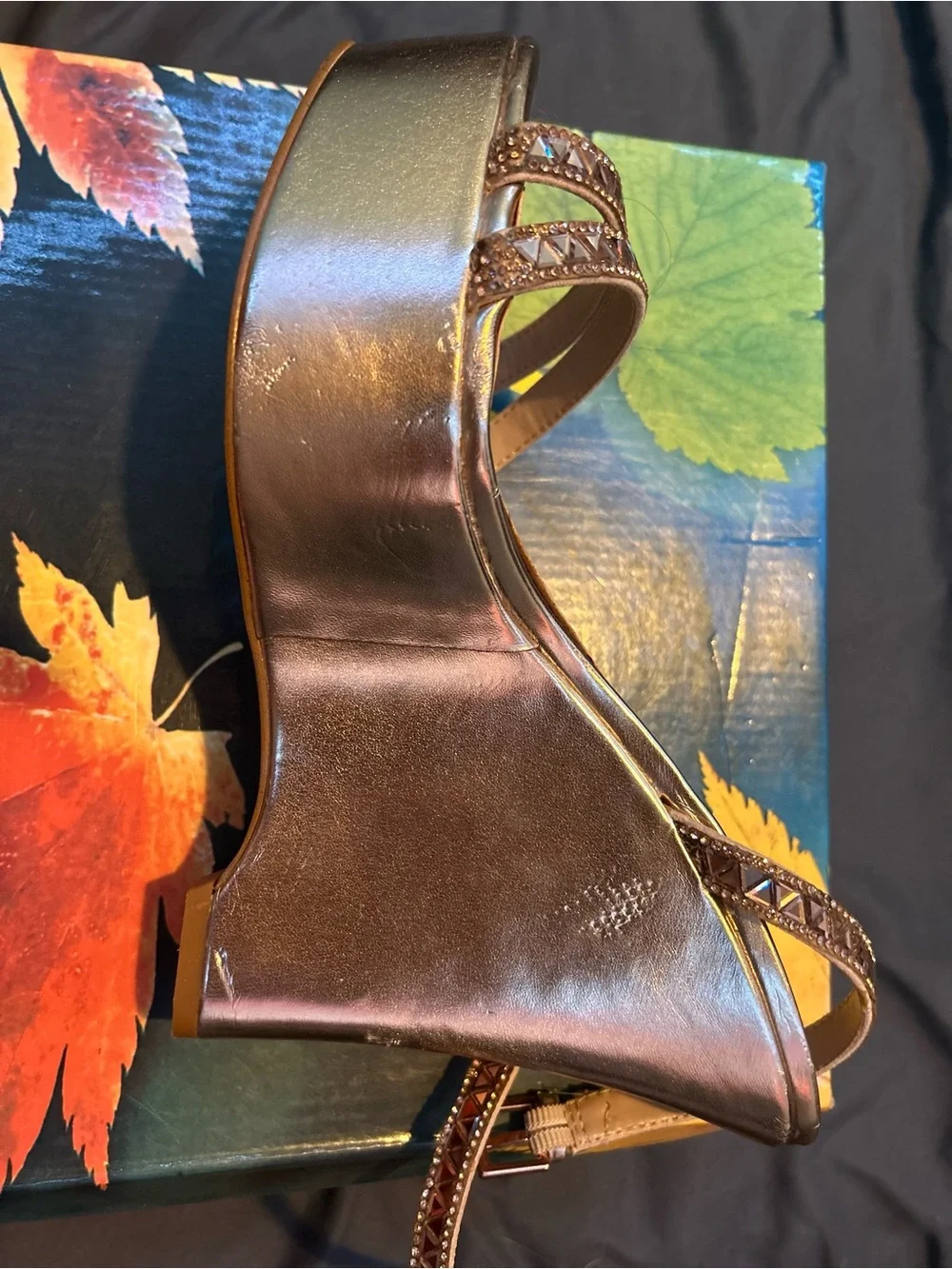 Aldo Rose Gold Wedges